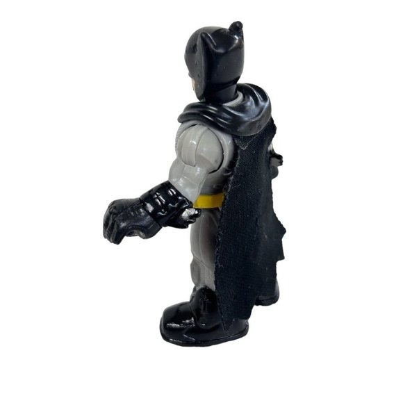 Fisher-Price Imaginext DC Super Friends Batman Gray Yellow Action Figure (S14) - Picture 4 of 8